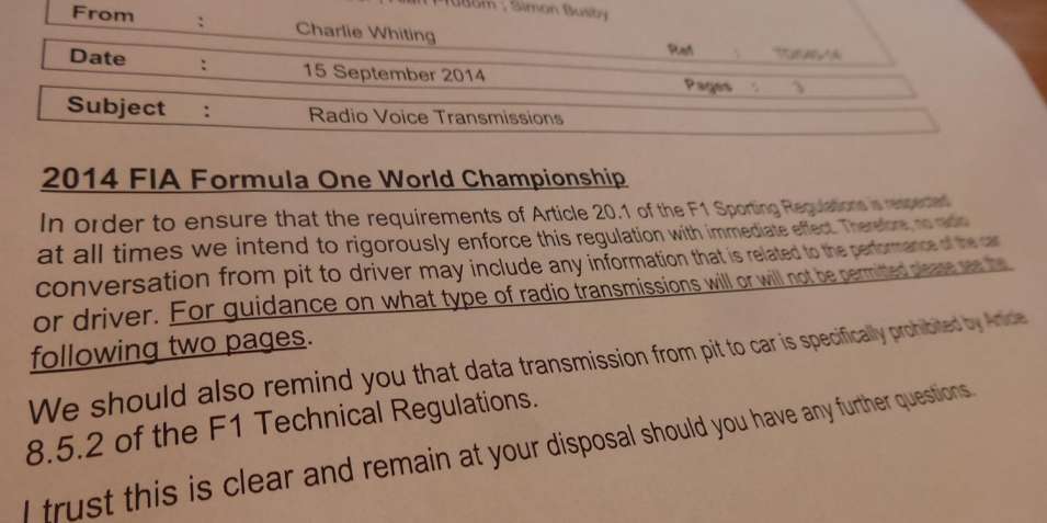 FIA Team Radio