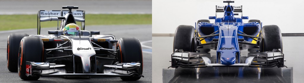 Sauber-C34-vs-C33