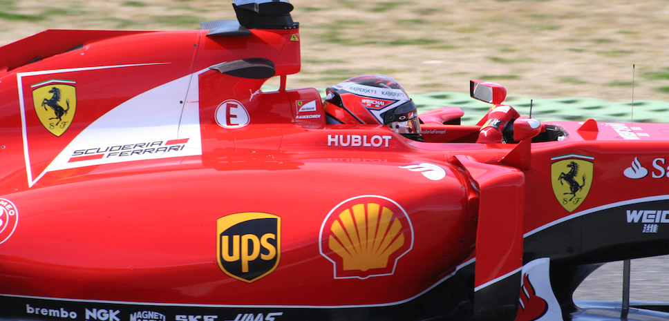 Raikkonen Test F1 Spagna