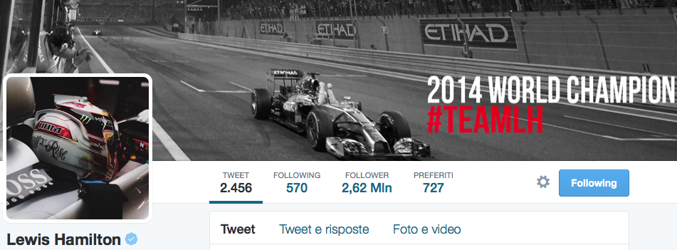 Social Lewis Hamilton Twitter