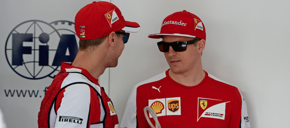 Ferrari Raikkonen Vettel F1
