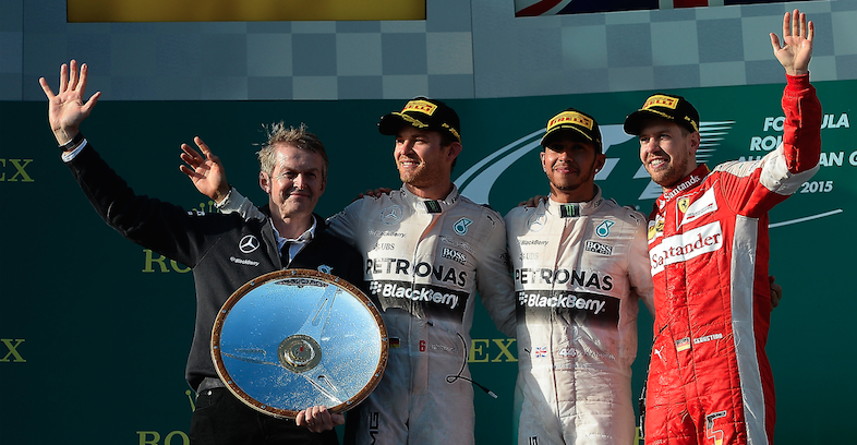 Gp Australia F1 2015 Podium