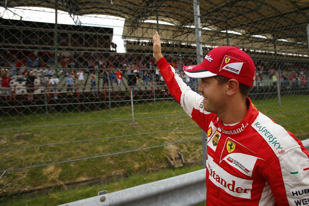 Vettel Budapest Ferrari F1