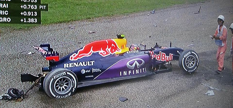 Kvyat Japan Gp F1 crash