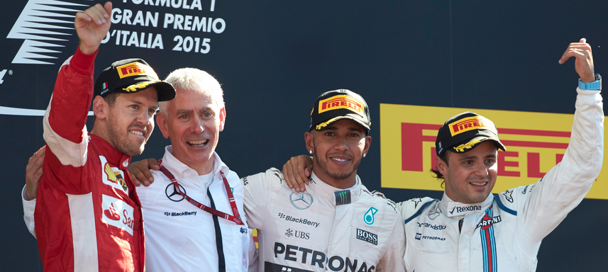 Monza F1 2015 podium