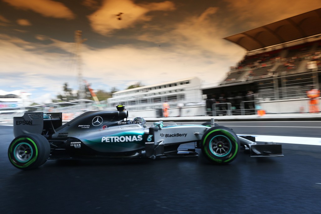 Rosberg pole Mexico F1 2015