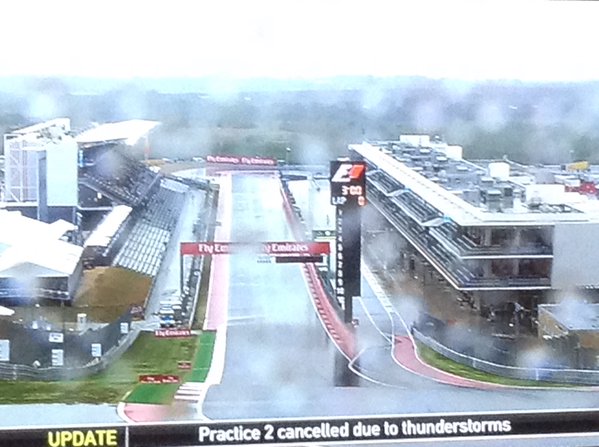 USA-F1 FP2 cancelled