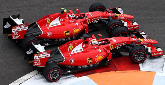 Raikkonen e Vettel