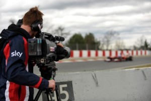 Sky F1 3D cameraman films Fernando Alonso (ESP) Ferrari F138. 01.03.2013.