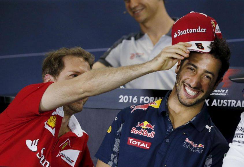Vettel Ricciardo F1