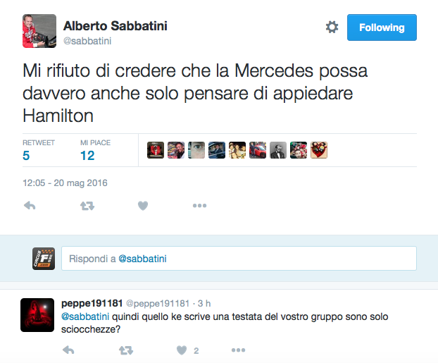 Twitter Sabbatini