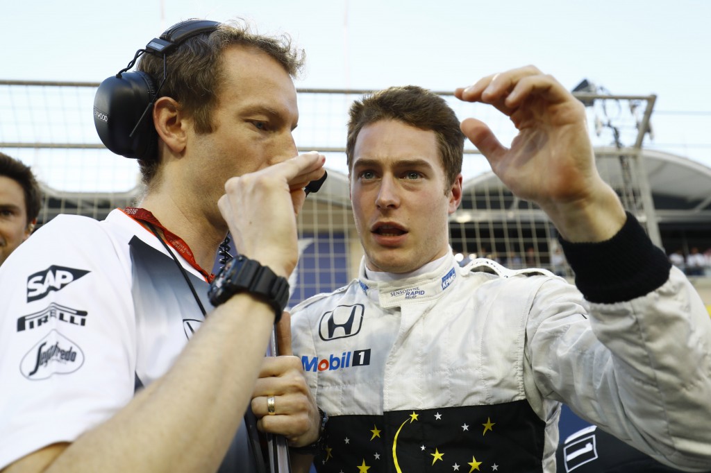Stoffel Vandoorne on the grid.