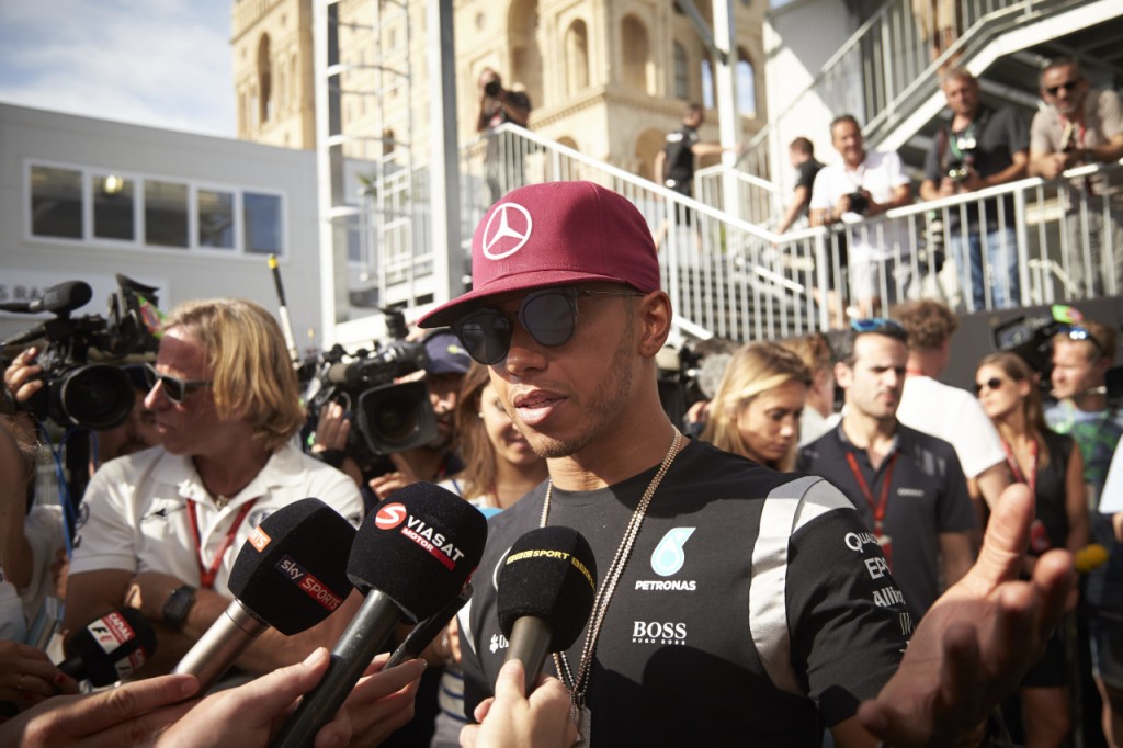 Hamilton 2016 European Grand Prix, Thursday