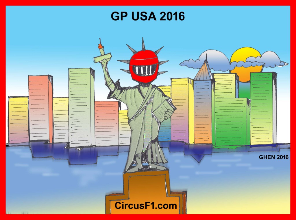 GP USA 2016, F1 a New York