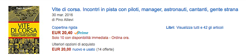 VITE DI CORSA - Pino Allievi