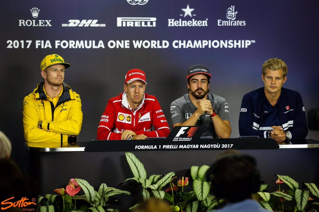 Conferenza Stampa Piloti F1 Ungheria