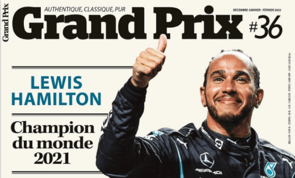 Lewis Hamilton Campione: La copertina del magazine francese Grand Prix #36