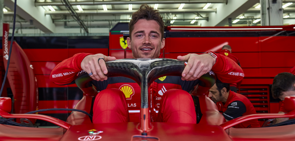 Leclerc e una Ferrari che piace
