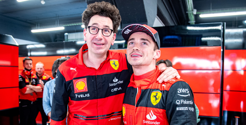 Leclerc e Binotto