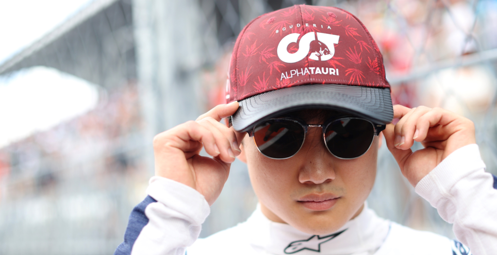 Yuki Tsunoda of Japan and Scuderia AlphaTauri prepares to drive on the grid during the F1 Grand Prix of Miami at the Miami International Autodrome on May 08, 2022 in Miami, Florida. (Photo by Peter Fox/Getty Images)