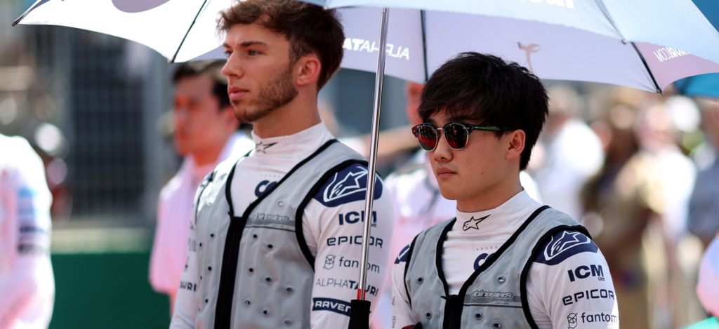 Gasly e Tsunoda - Photo by Peter Fox/Getty Images