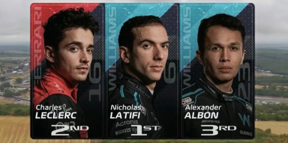 Latifi, Leclerc, Albon - FP3 Gp Ungheria F1 2022