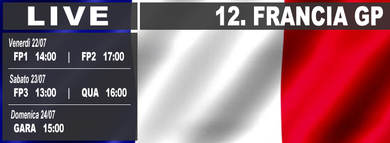 Diretta Gp Francia F1