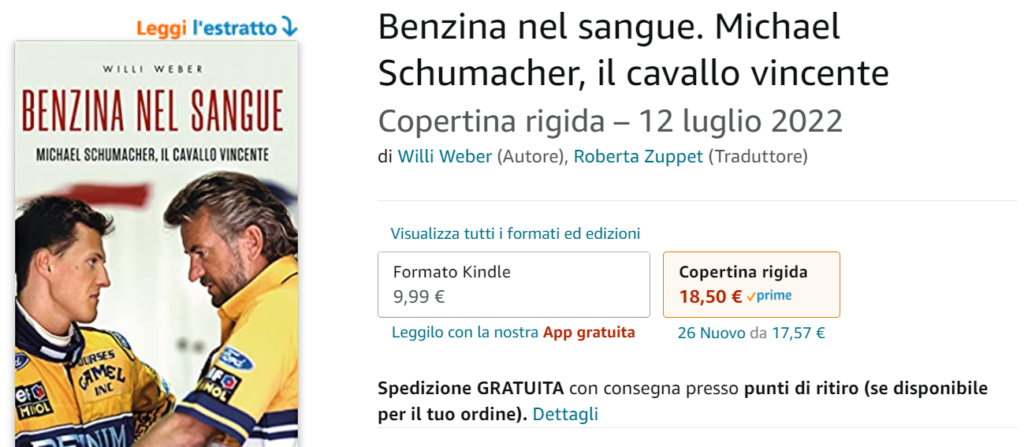 Il libro di Willi Weber - Benzina nel Sangue