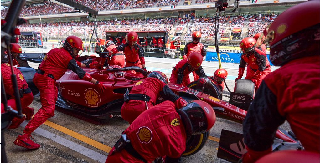 Pit-Stop Ferrari F1